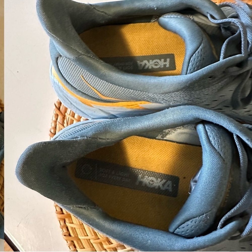 Hoka Men’s Clifton 8 Max Cushioned Road Running Sneaker Blue 10.5 - Picture 9 of 13
